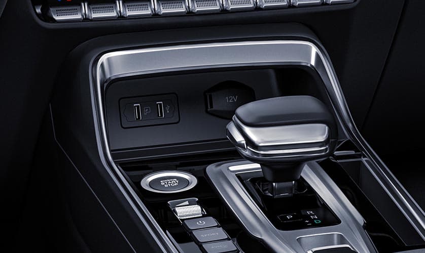 2 USB Ports-Front Row & USB Port-Second Row